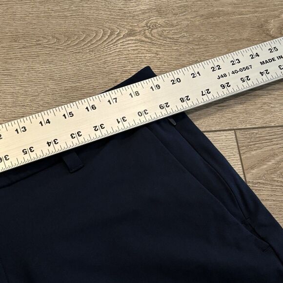 Lululemon Commission Shorts Mens 38 Blue 8” Inseam Casual Golf Activewear Preppy - Picture 4 of 7